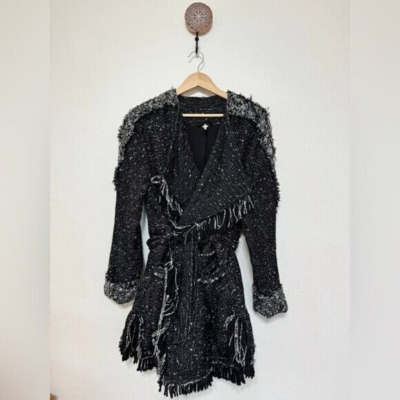 NWOT- FREE PEOPLE BLANKET WRAP CARDIGAN - Picture 4 of 8